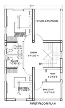  vasant-vihaar Floor Plan First Floor Plan