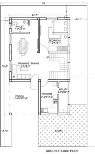 vasant vihaar Floor Plan Ground Floor Plan
