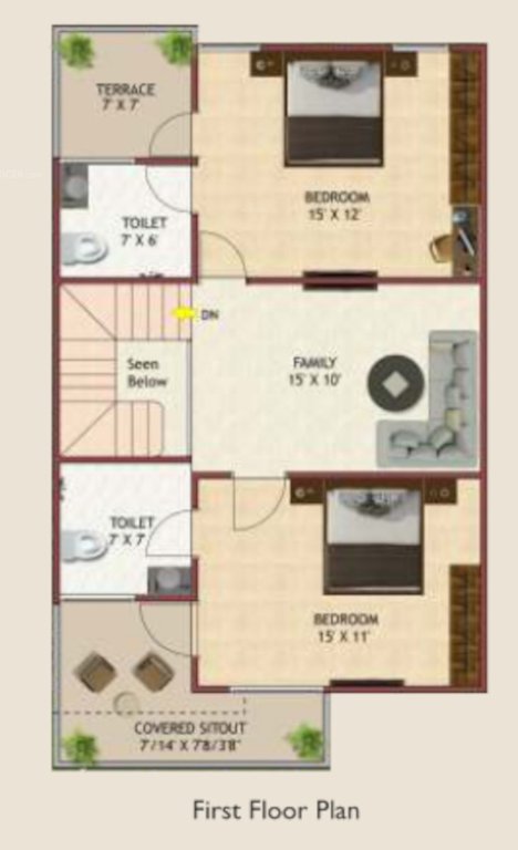  city Floor Plan First Floor Plan