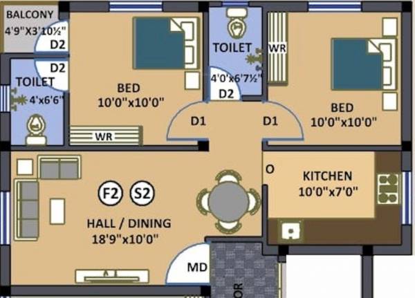  sri-hari-flats Floor Plan Floor Plan