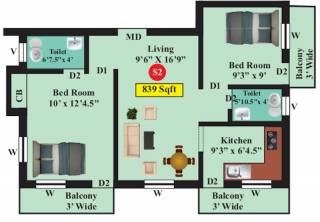  aadhana Floor Plan Floor Plan