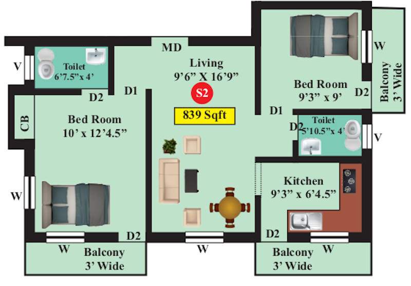  aadhana Floor Plan Floor Plan