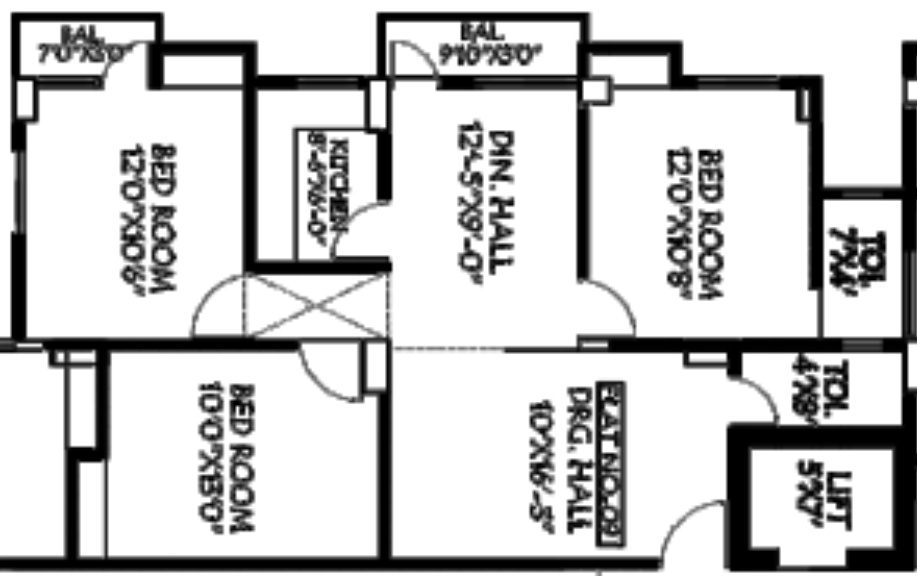 Floor Plan sai vrindavan garden Floor Plan Floor Plan
