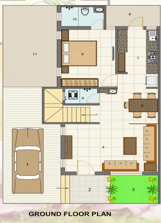  iconic one Floor Plan Ground Floor Plan