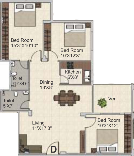  meena aurum phase 2 Floor Plan Floor Plan