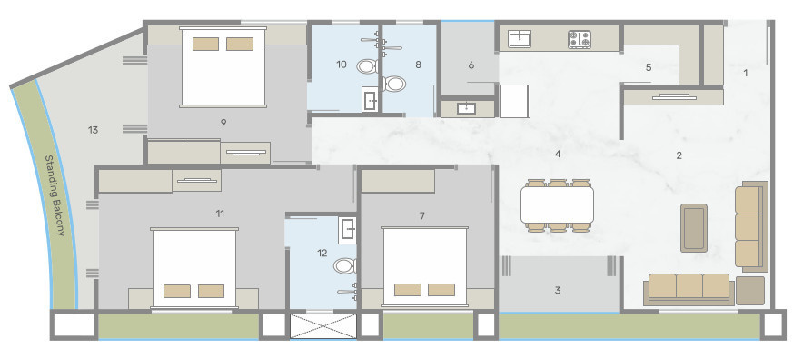 sky heights Floor Plan Floor Plan
