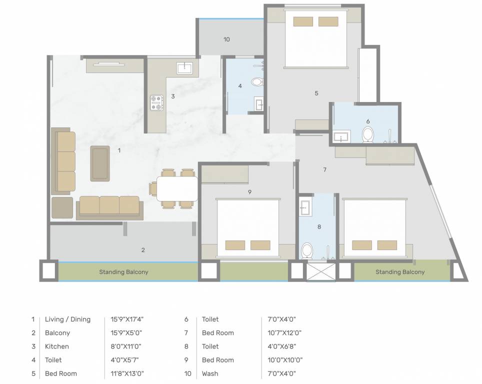  sky heights Floor Plan Floor Plan