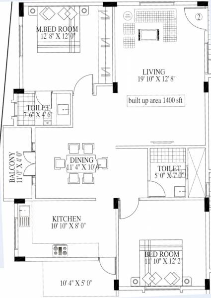  residency Floor Plan Floor Plan