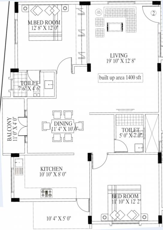  residency Floor Plan Floor Plan