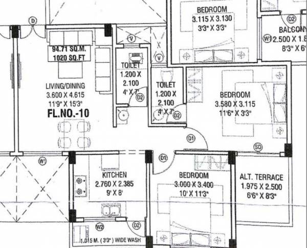  nagari-iii Floor Plan Floor Plan