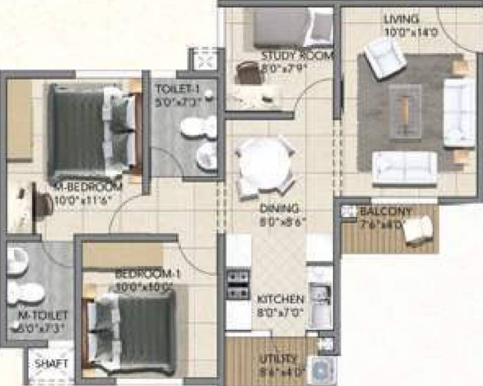  shriram suvilas palms Floor Plan Floor Plan