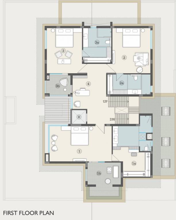  nilamber grandiour ii Floor Plan First Floor Plan