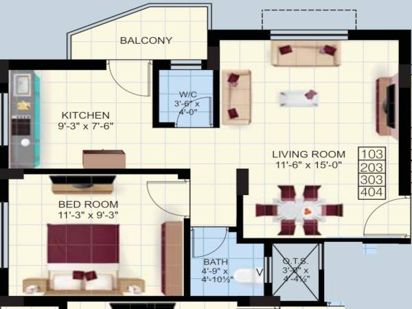  shree-mangal-murty-apartment Floor Plan Floor Plan