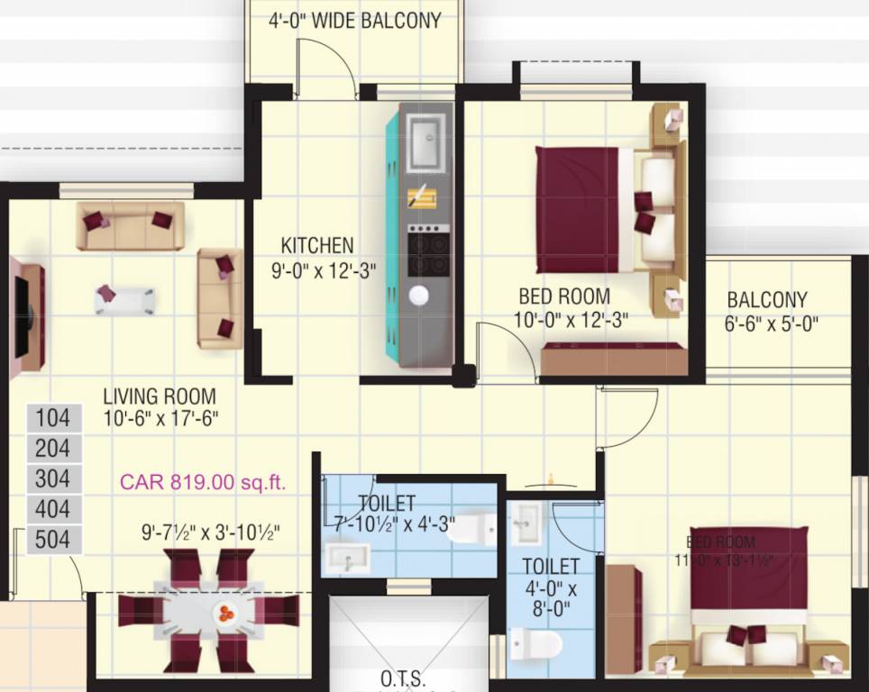  the vivanta Floor Plan Floor Plan