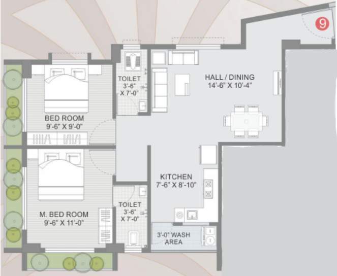  surya darshan heights Floor Plan Floor Plan