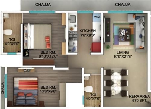  rajdhani Floor Plan Floor Plan
