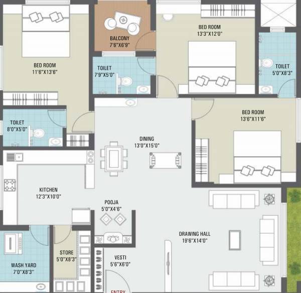 Floor Plan shyamal-heights Floor Plan Floor Plan