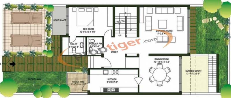 Jaypee Town Homes (4BHK+4T (5,406 sq ft)   Servant Room 5406 sq ft)