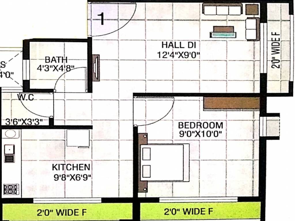  shree chamunda apartment Floor Plan Floor Plan