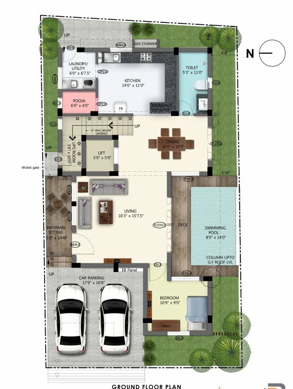  castle 5 Floor Plan Ground Floor Plan