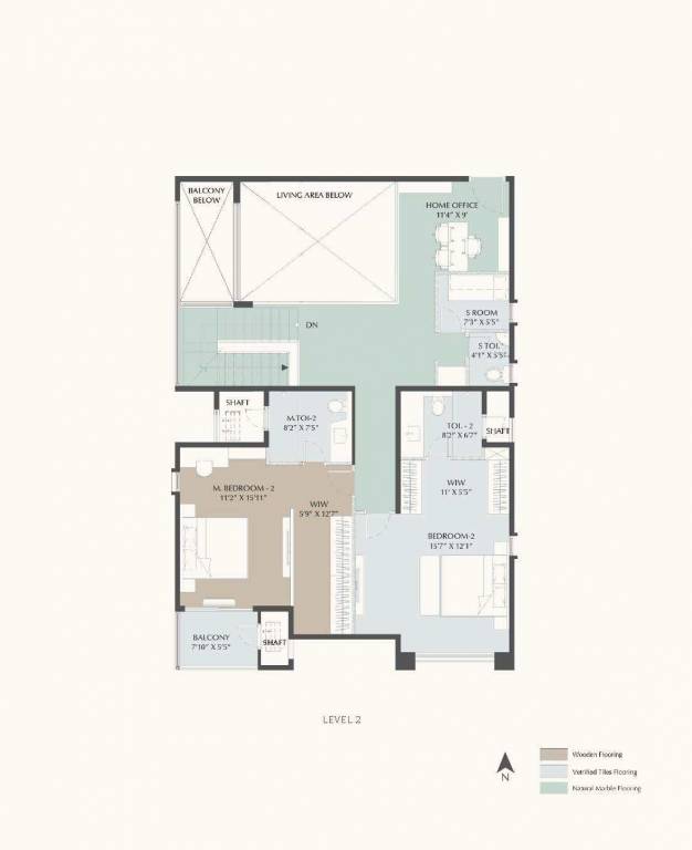  highline Floor Plan Upper Level Duplex Plan