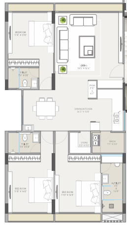 sumukh township Floor Plan Floor Plan