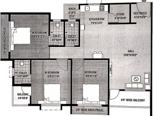 Floor Plan  residency-co-op-housing-society-limited Floor Plan Floor Plan
