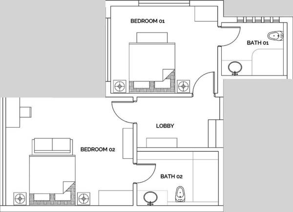  la-masilla Floor Plan First Floor Plan