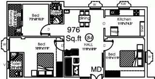 Floor Plan empreo-akshyaa Floor Plan Floor Plan