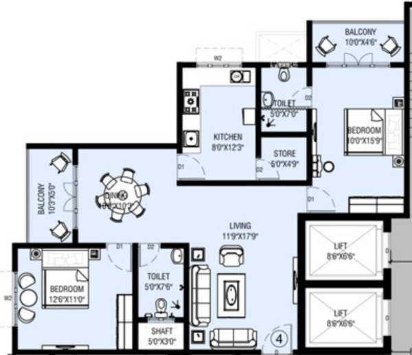  mandavi-royal-prince Floor Plan Floor Plan