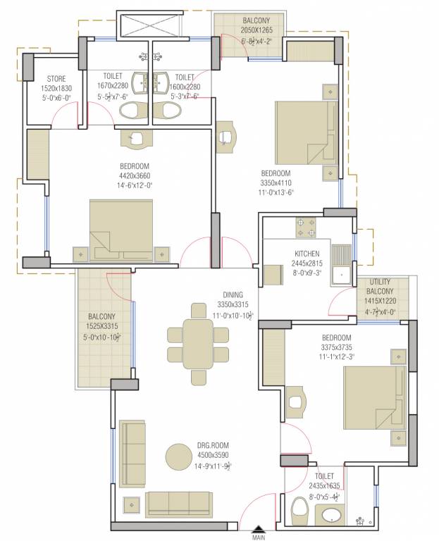  saubhagyam Floor Plan Floor Plan
