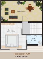 First Floor Plan  aangan Floor Plan First Floor Plan