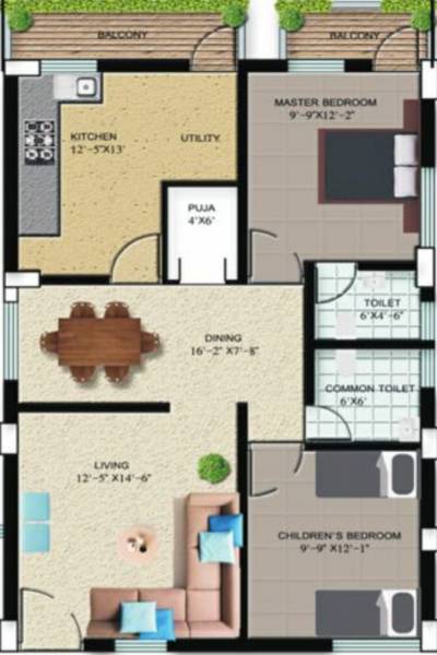  shiva-sai-enclave Floor Plan Floor Plan