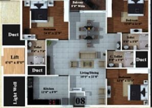  heights Floor Plan Floor Plan