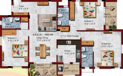  block-21-p-t-rajan-salai Floor Plan Floor Plan