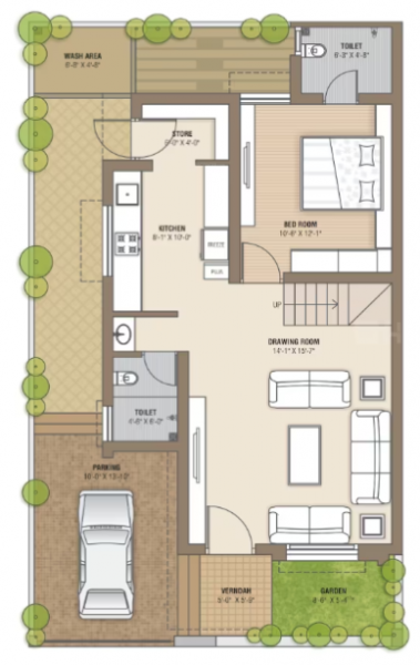 Ground Floor Plan green Floor Plan Ground Floor Plan