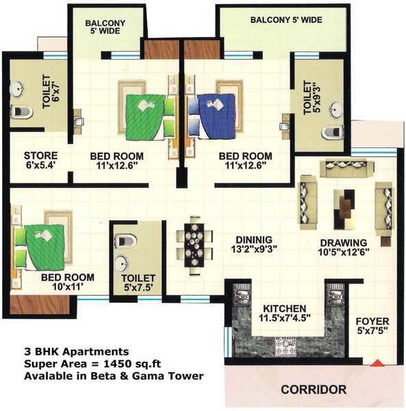  heights Floor Plan Floor Plan