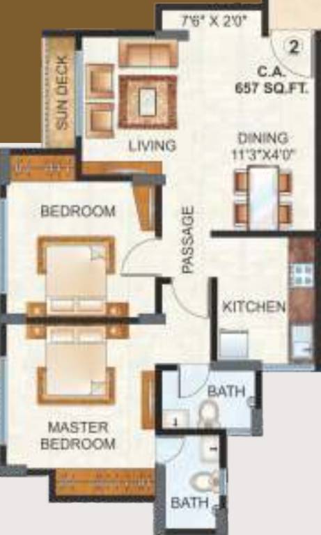  unnathi woods phase 3 Floor Plan Floor Plan