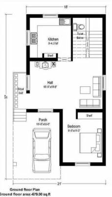  house-phase-3 Floor Plan Ground Floor Plan