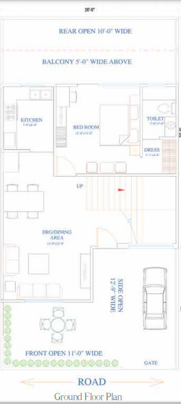  country-homes Floor Plan Ground Floor Plan