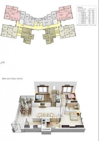  siddha-galaxia Floor Plan Floor Plan