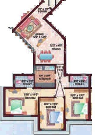 Ideal Lake View (3BHK+2T (1,535 sq ft) 1535 sq ft) Ideal Lake View (3BHK+2T (1,535 sq ft) 1535 sq ft)