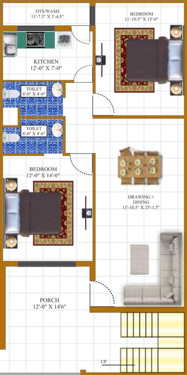 green valley Floor Plan Ground Floor Plan