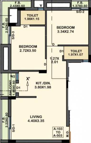  race-course-residency Floor Plan Floor Plan