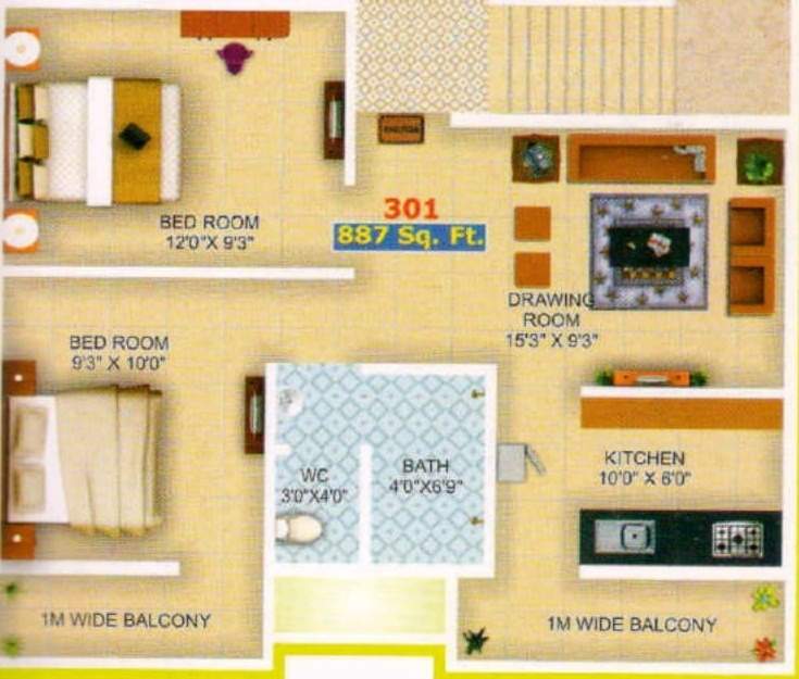  katyayani villa 1 and 2 Floor Plan Floor Plan