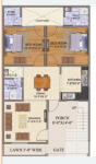  villas Floor Plan Ground Floor Plan