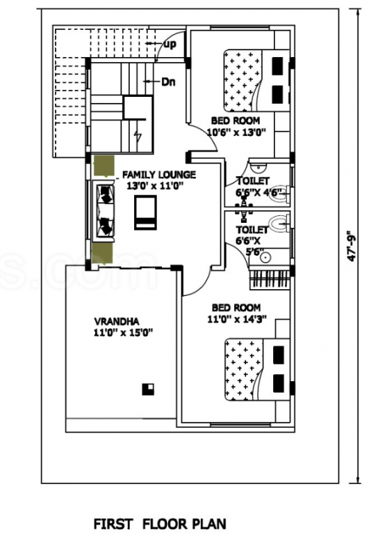First Floor Plan villa 10 and 11 Floor Plan First Floor Plan