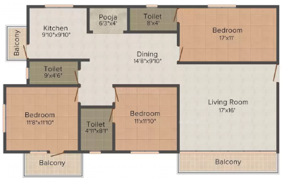  apartments Floor Plan Floor Plan
