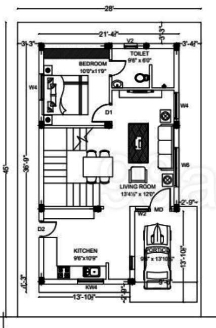 bhavanas glc cribs phase 2 Floor Plan Lower Ground Floor Plan