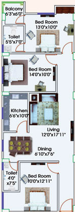 meena-residency Floor Plan Floor Plan